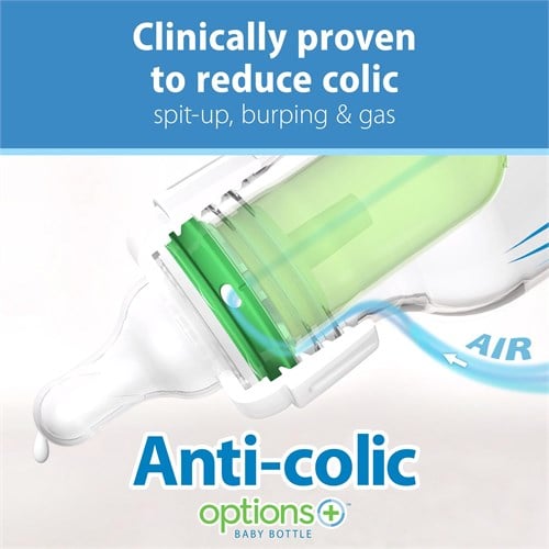 Dr. Brown’s Antikolik Options Dar Ağız PP Biberon 250ml (0Ay+) 81005