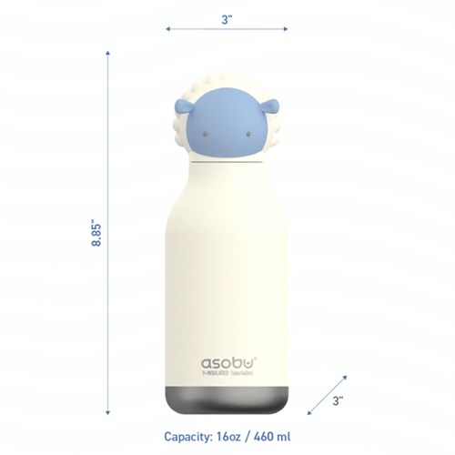 Globber Asobu Bestle Bottle Pipetli Çelik Suluk Sheep SBV44-SHEEP