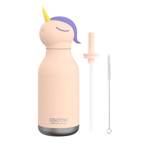 Globber Asobu Bestle Bottle Pipetli Çelik Suluk Unicorn SBV44-UNICORN