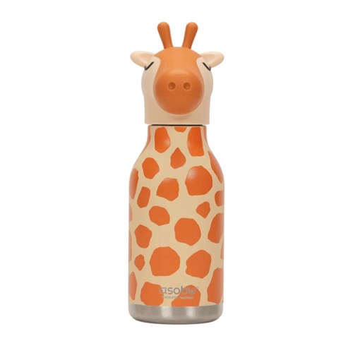 Globber Asobu Bestle Bottle Pipetli Çelik Suluk Giraffe SBV44-GIRAFFE