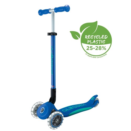Globber Elite Deluxe Işıklı Scooter Lacivert 439-600