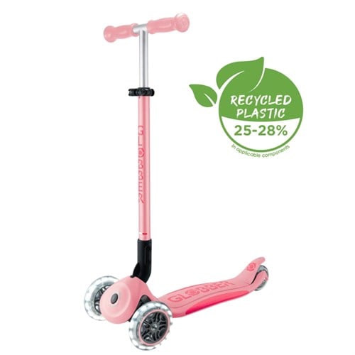 Globber Elite Deluxe Işıklı Scooter Pastel Pembe 439-710