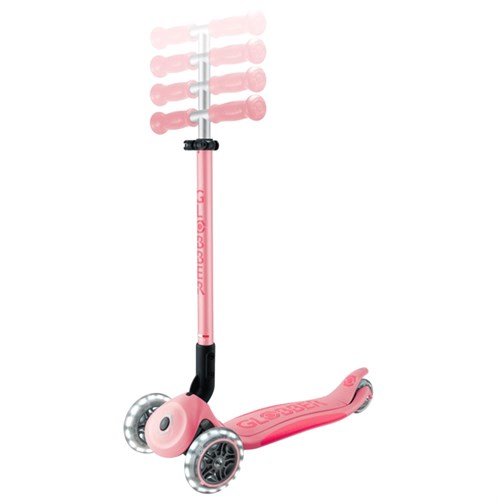 Globber Elite Deluxe Işıklı Scooter Pastel Pembe 439-710