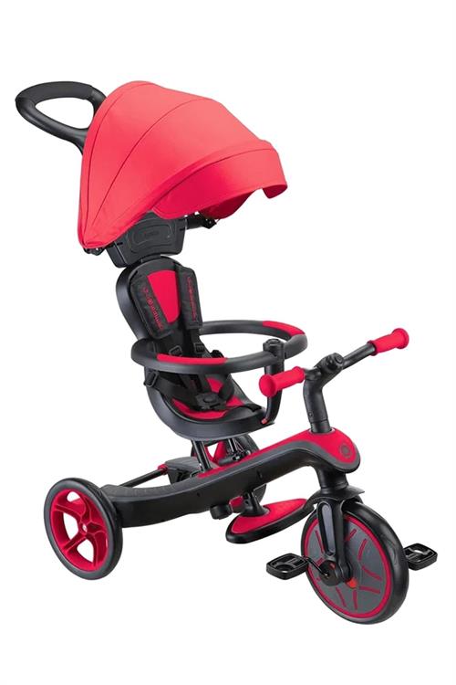 Globber Explorer 4in1 Trike Bisiklet Kırmızı 634-102