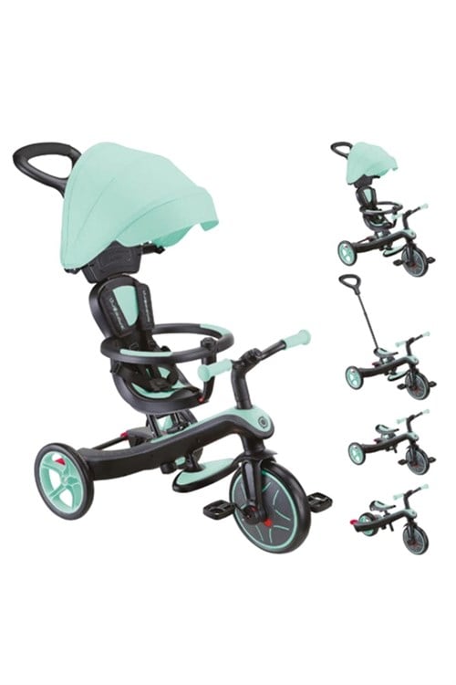 Globber Explorer 4in1 Trike Bisiklet Mint Yeşili 634-206