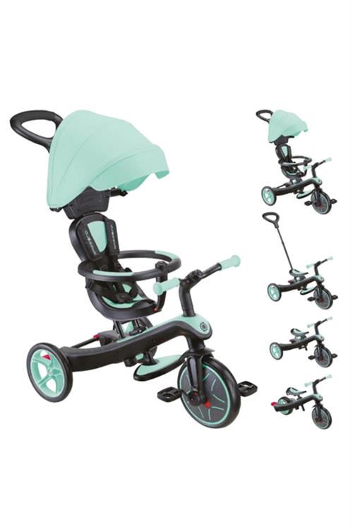 Globber Explorer 4in1 Trike Bisiklet Mint Yeşili 634-206
