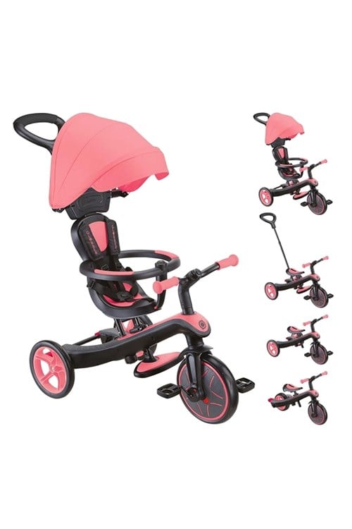 Globber Explorer 4in1 Trike Bisiklet Pembe 634-110