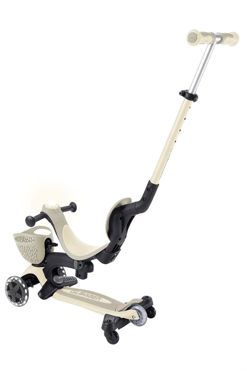 Globber Go Up Baby 360 Işıklı Scooter Koyu Bej 844-466