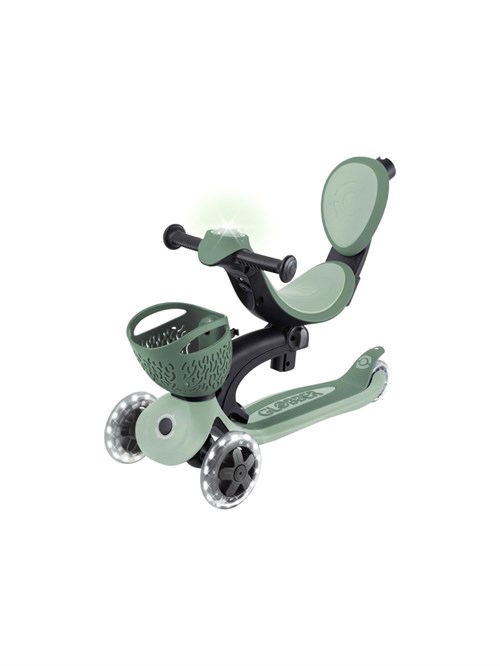 Globber Go Up Baby 360 Işıklı Scooter Zeytin Yeşili 844-104
