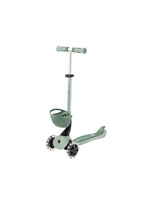 Globber Go Up Baby 360 Işıklı Scooter Zeytin Yeşili 844-104