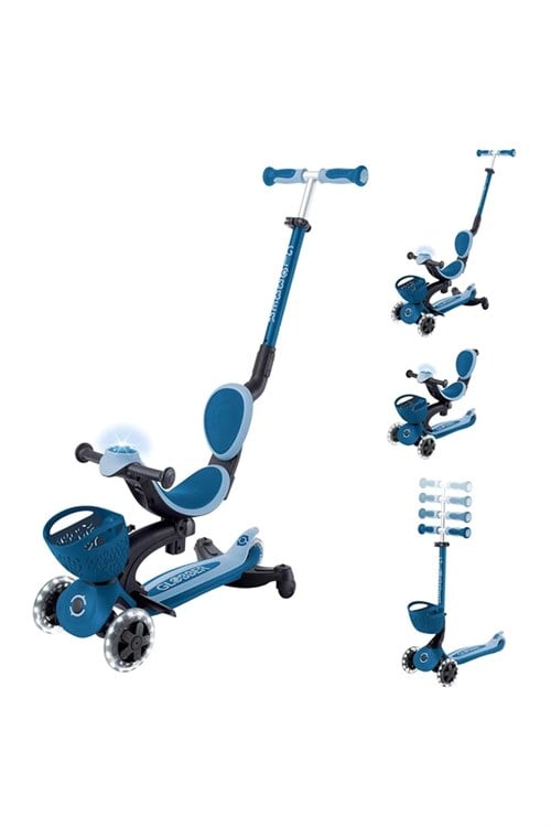 Globber Go Up Baby 360 Işıklı Scooter Pastel Mavi 844-100
