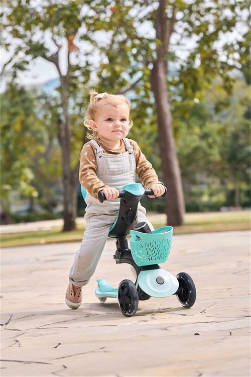 Globber Go Up Baby 360 Işıklı Scooter Koyu Mint 844-206