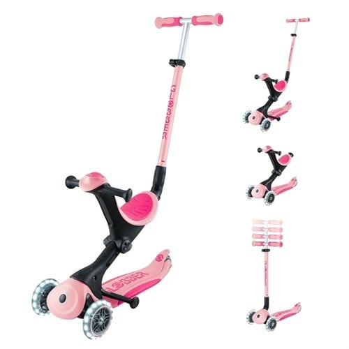 Globber Go Up Deluxe Işıklı Scooter Pastel Pembe 646-710