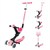 Globber Go Up Deluxe Işıklı Scooter Pastel Pembe 646-710