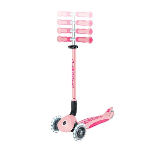 Globber Go Up Deluxe Işıklı Scooter Pastel Pembe 646-710