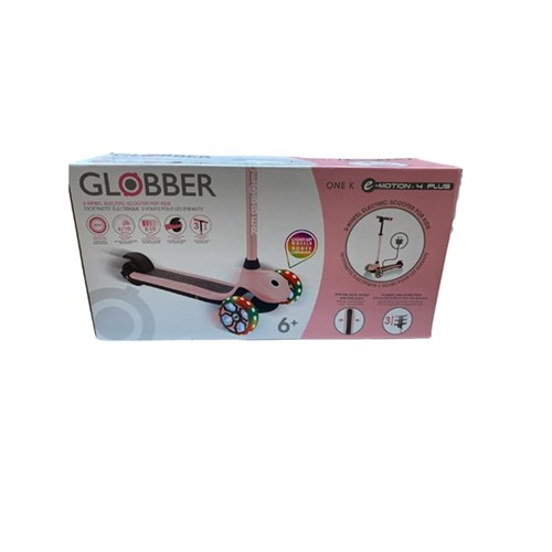 Globber One K E Motion 4 Plus Işıklı Elektirikli Scooter Pembe 755-210