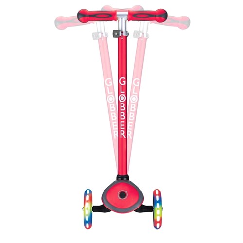 Globber Primo Plus Işıklı Scooter Kırmızı 442-102