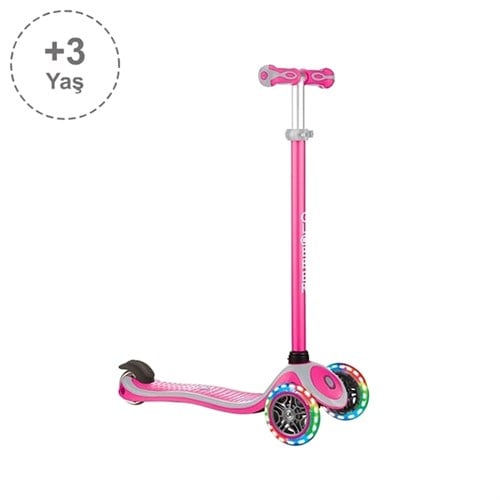 Globber Primo Plus Işıklı Scooter Pembe 442-110