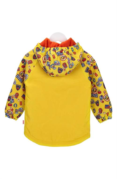 Haribo Çocuk Kolu Desenli Mont Sarı OUT01F