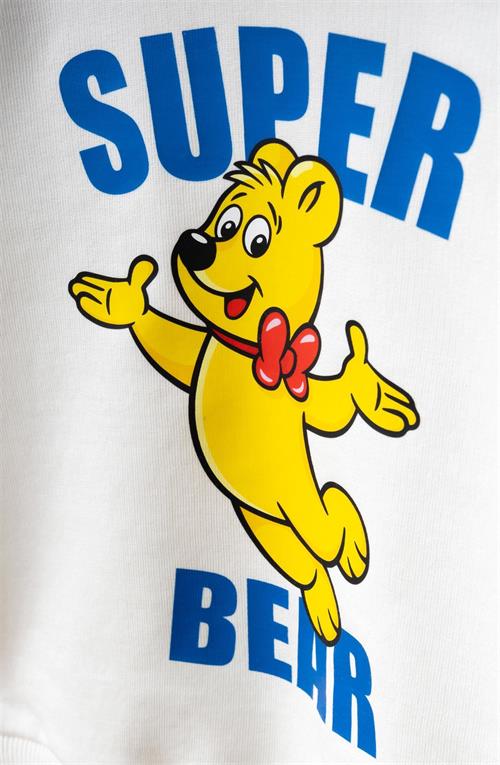 Haribo Erkek Çocuk Baskılı Sweatshirt Mavi SW301