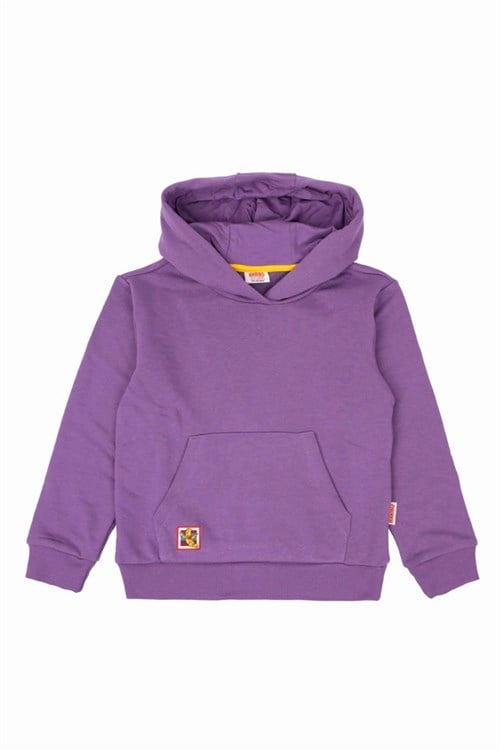 Haribo Kız Çocuk Baskılı Hoodie Sweatshirt Mor HRBTXT321