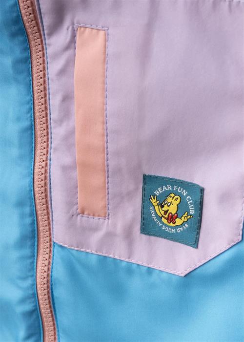 Haribo Kız Çocuk Polar Çift Taraflı Mont Mavi/Lila P102