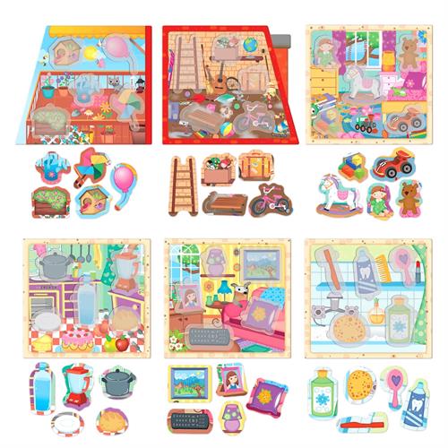 Headu Montessori My Little House Benim Küçük Evim  Eğitici Oyuncak IT20836