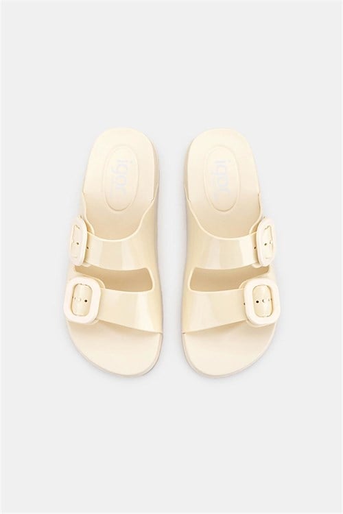 İgor Kadın Habana Brillo Terlik Ivory S10334-079