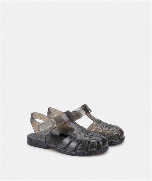 İgor Kız Çocuk Clasica Glitter Sandalet Ayakkabı Füme S10374-071