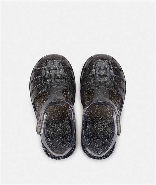 İgor Kız Çocuk Clasica Glitter Sandalet Ayakkabı Füme S10374-071