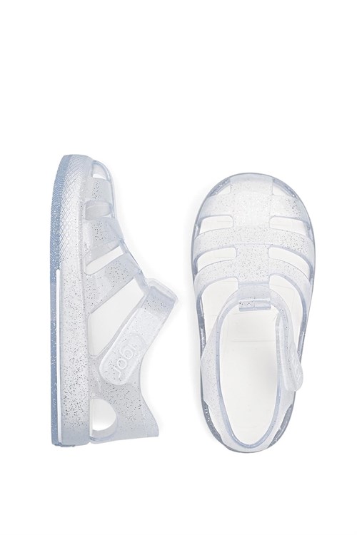 İgor Kız Çocuk Star Glitter Simli Sandalet Transparan S10265-209