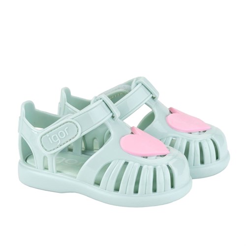 İgor Kız Çocuk Tobby Gloss Love Sandalet Mint S10310-026