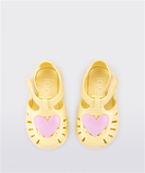 İgor Kız Çocuk Tobby Gloss Love Sandalet Vanilya S10310-228