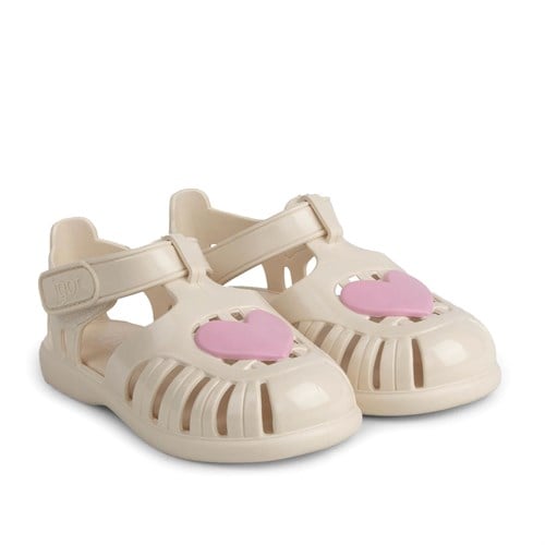 İgor Kız Çocuk Tobby Gloss Love Sandalet Marfil S10310-079 (BB364)