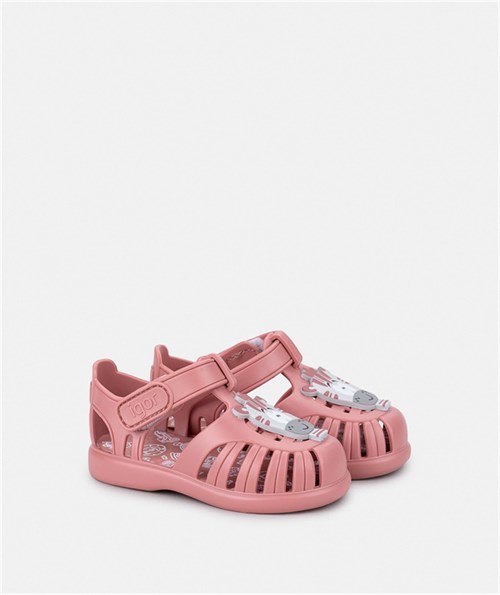 İgor Kız Çocuk Tobby Zebra Sandalet Nuevo Rosa S10373-383