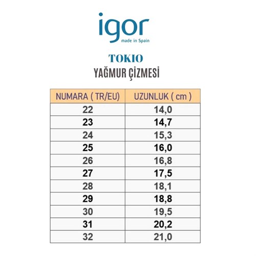 İgor Kız Çocuk Tokio Borreguito Çizme W10290-197