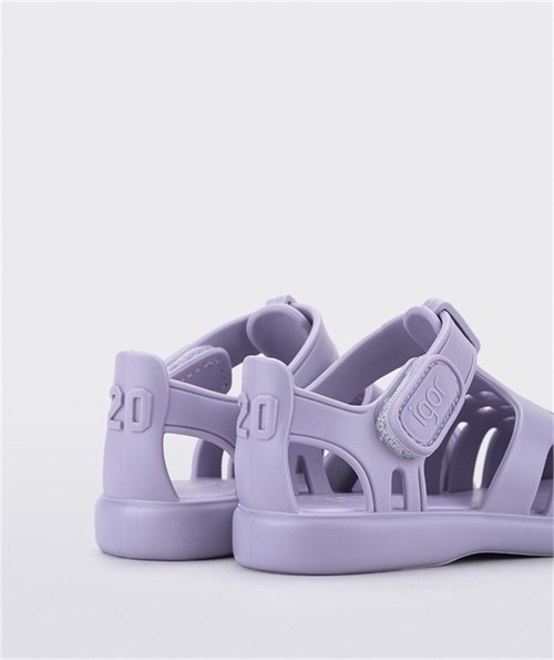 İgor Tobby Solid Kız Çocuk Sandalet Eflatun S10271-018