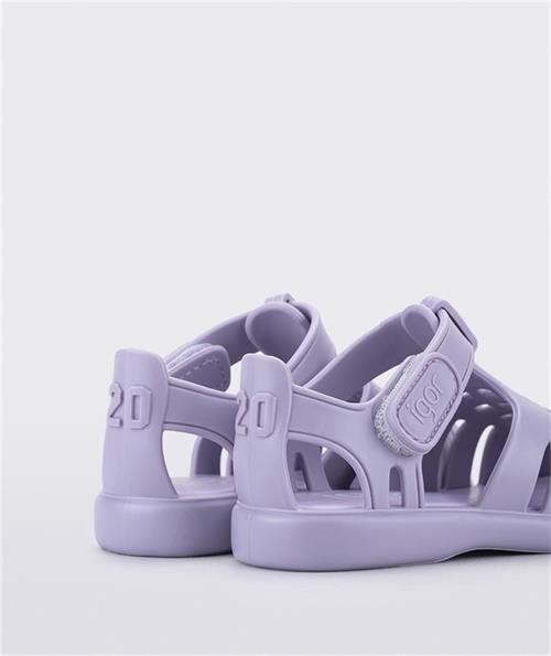 İgor Tobby Solid Kız Çocuk Sandalet Eflatun S10271-018