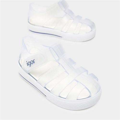 İgor Unisex Çocuk Star Sandalet Beyaz S10171-038