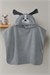 Kanz Bebek Dog Havlu Panço Gri KNZ-038