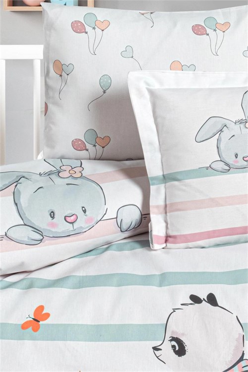 Kanz Bebek Little Panda Pamuklu 4 Parça Nevresim Takımı KNZ-001