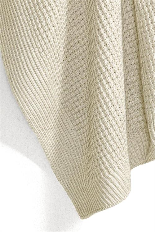 Kanz Bebek Triko Battaniye 90*110 Krem KNZ-0006/0007