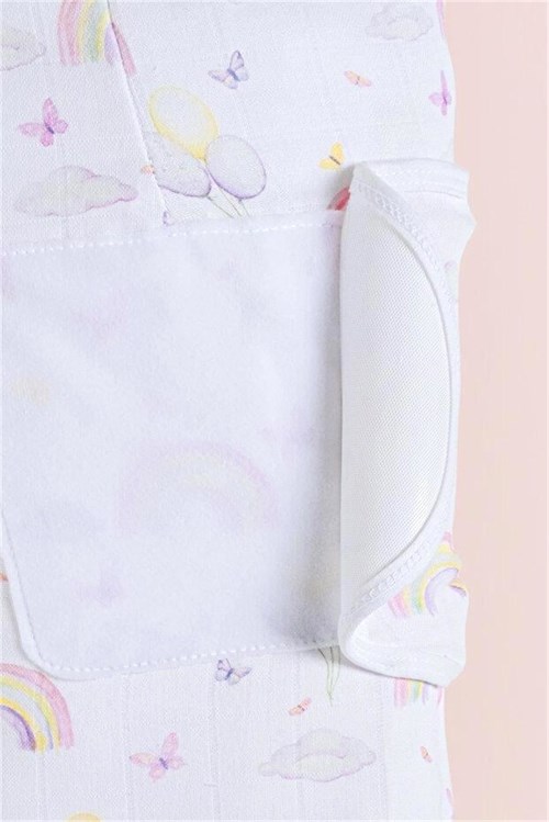 Kanz Kız Bebek Rainbow Müslin Kundak KNZ-014