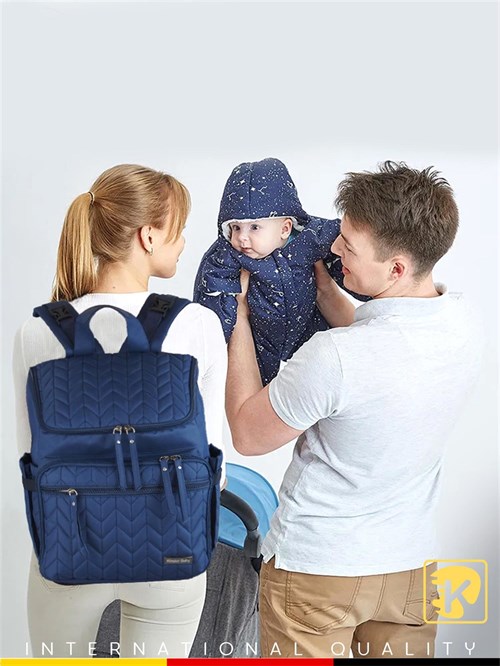 Kinder Baby Merlin Anne Bebek Bakım Çantası Lacivert