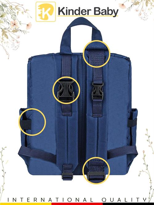 Kinder Baby Merlin Anne Bebek Bakım Çantası Lacivert