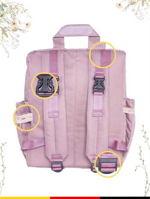 Kinder Baby Merlin Anne Bebek Bakım Çantası Gül Kurusu