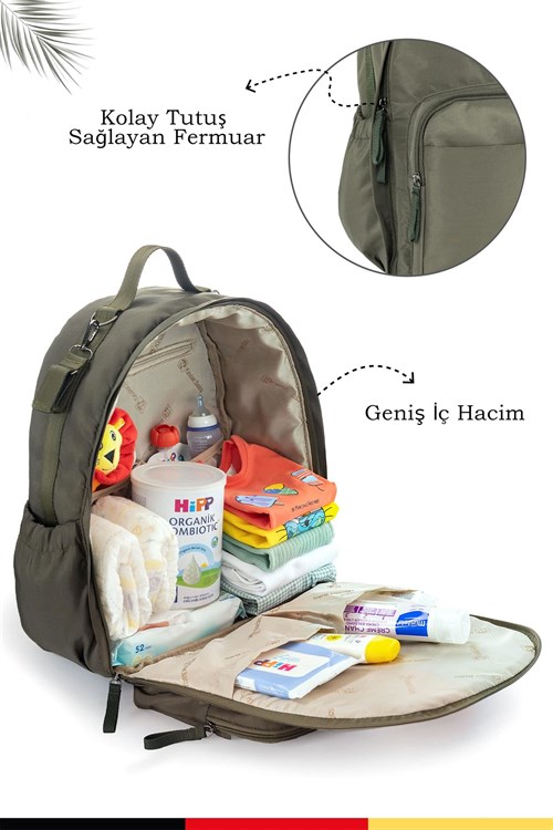 Kinder Baby Oysmom Bebek Bakım Çantası Haki