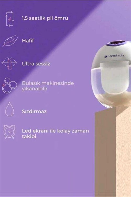 Lansinoh Giyilebilir Göğüs Pompası 2li 53752
