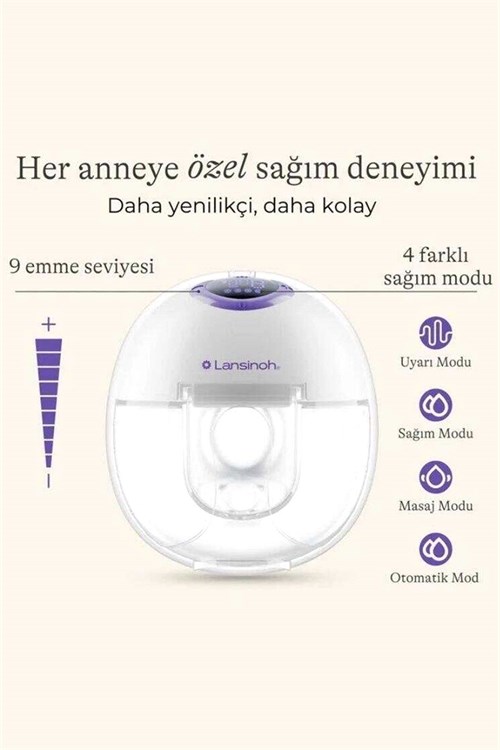 Lansinoh Giyilebilir Göğüs Pompası 2li 53752