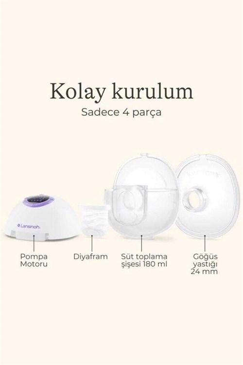 Lansinoh Giyilebilir Göğüs Pompası 2li 53752